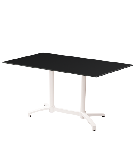 Stolik Cross Comfort Duo biały blat HPL