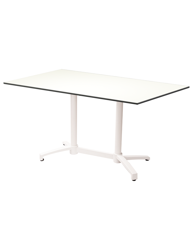 Stolik Cross Comfort Duo biały blat HPL