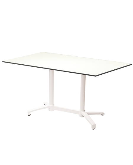 Stolik Cross Comfort Duo biały blat HPL
