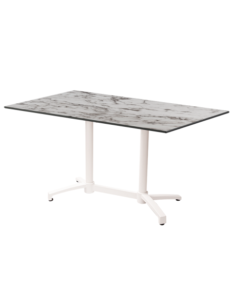 Stolik Cross Comfort Duo biały blat HPL