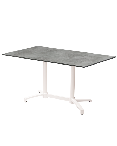 Stolik Cross Comfort Duo biały blat HPL
