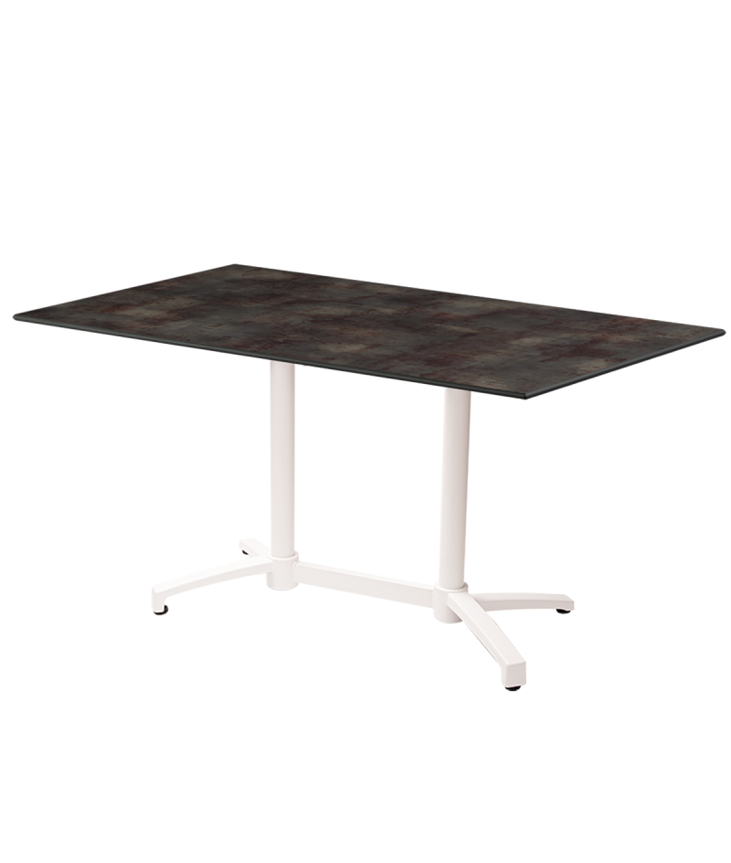 Stolik Cross Comfort Duo biały blat HPL