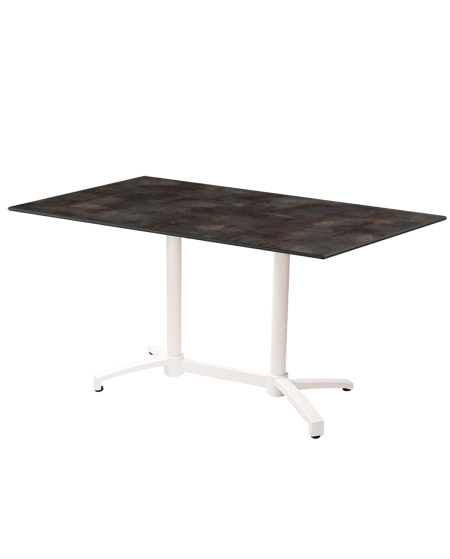Stolik Cross Comfort Duo biały blat HPL