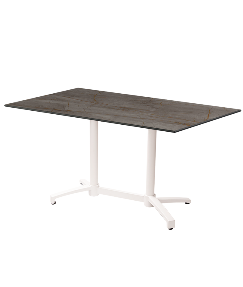 Stolik Cross Comfort Duo biały blat HPL