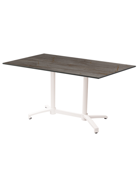 Stolik Cross Comfort Duo biały blat HPL