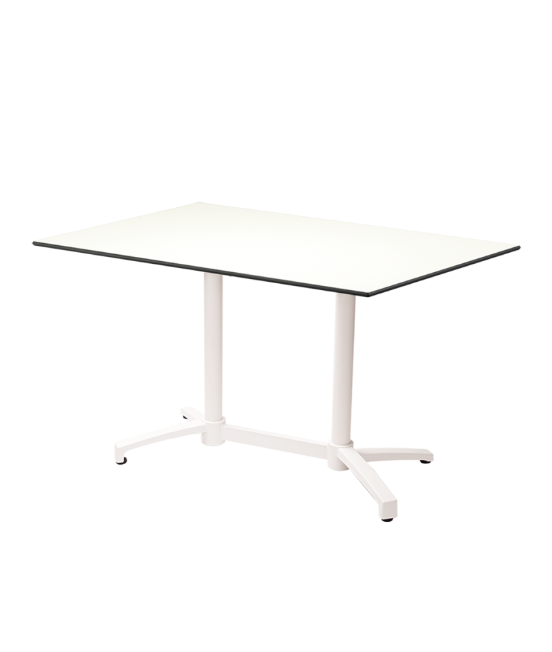 Stolik Cross Comfort Duo biały blat HPL