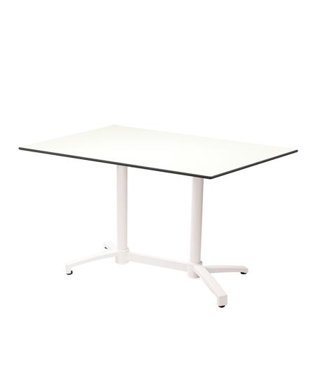 Stolik Cross Comfort Duo biały blat HPL