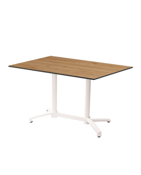 Stolik Cross Comfort Duo biały blat HPL
