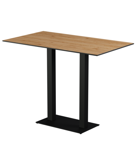 Stolik Alfa Bar Duo blat HPL