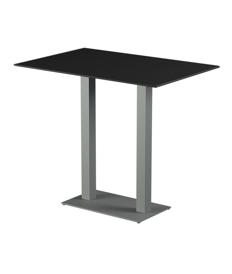 Stolik Alfa Bar Duo szary blat HPL