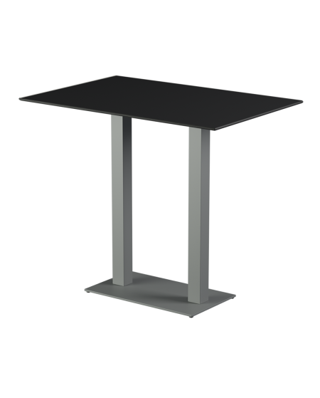 Stolik Alfa Bar Duo szary blat HPL