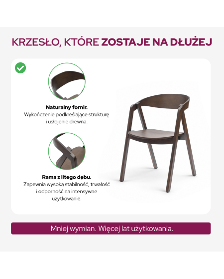 Krzesło Futura smoky