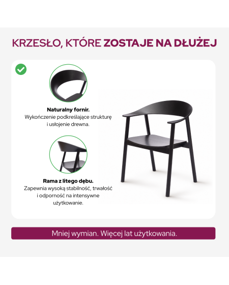 Krzesło Horizon czarne