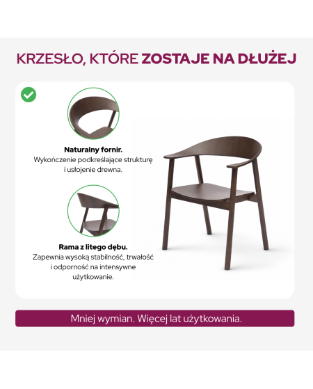 Krzesło Horizon smoky