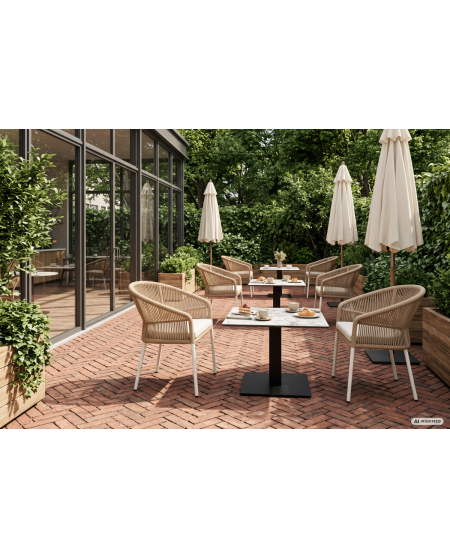 Stolik Alfa Cafe blat HPL