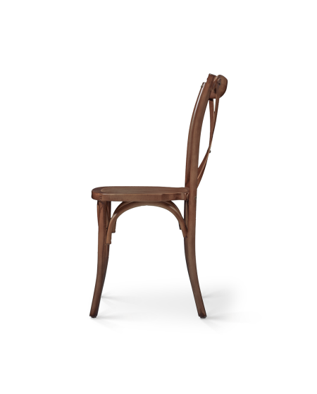 Krzesło Cross-Back Wood orzech