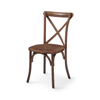 Krzesło Cross-Back Wood orzech