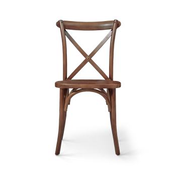 Krzesło Cross-Back Wood orzech