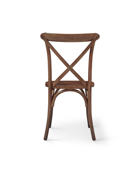 Krzesło Cross-Back Wood orzech