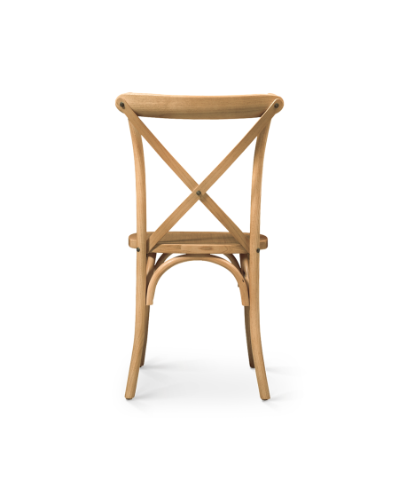Krzesło Cross-Back Wood jasny dąb