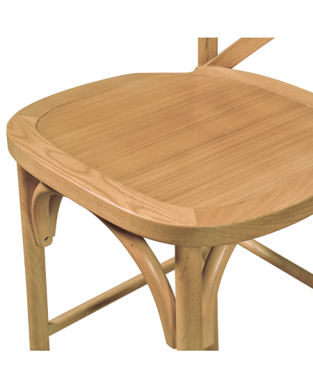 Hoker Cross-Back Wood Bar jasny dąb