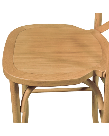 Hoker Cross-Back Wood Bar jasny dąb
