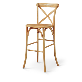 Hoker Cross-Back Wood Bar jasny dąb
