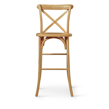Hoker Cross-Back Wood Bar jasny dąb