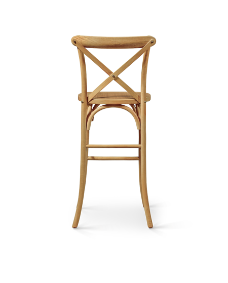 Hoker Cross-Back Wood Bar jasny dąb