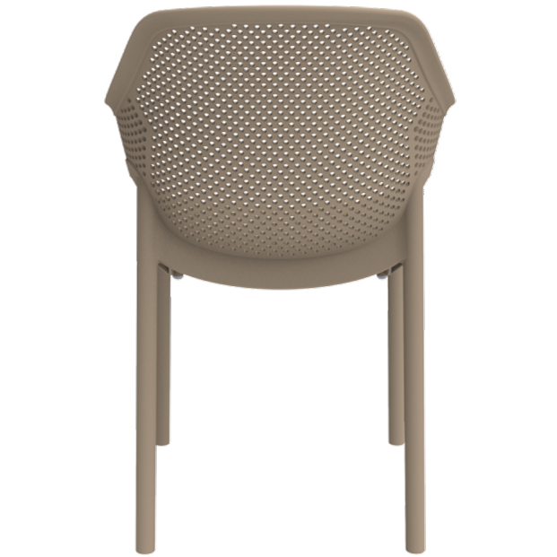 Krzesło outdoorowe Aero beżowe - tył