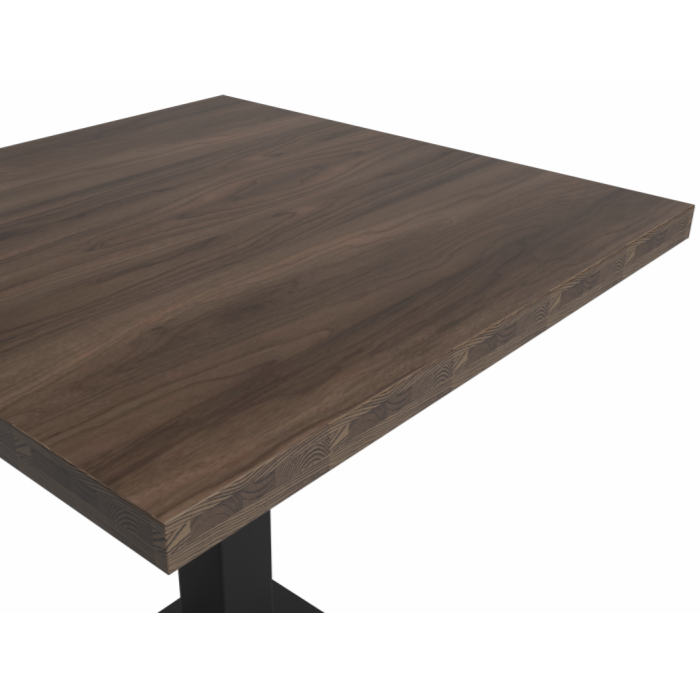 Stolik kawiarniany Alfa S 68x68 orzech południowy Dark Wood - blat