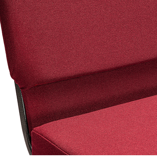 Tapicerka krzesła konferencyjnego Ambassador w kolorze czerwonym