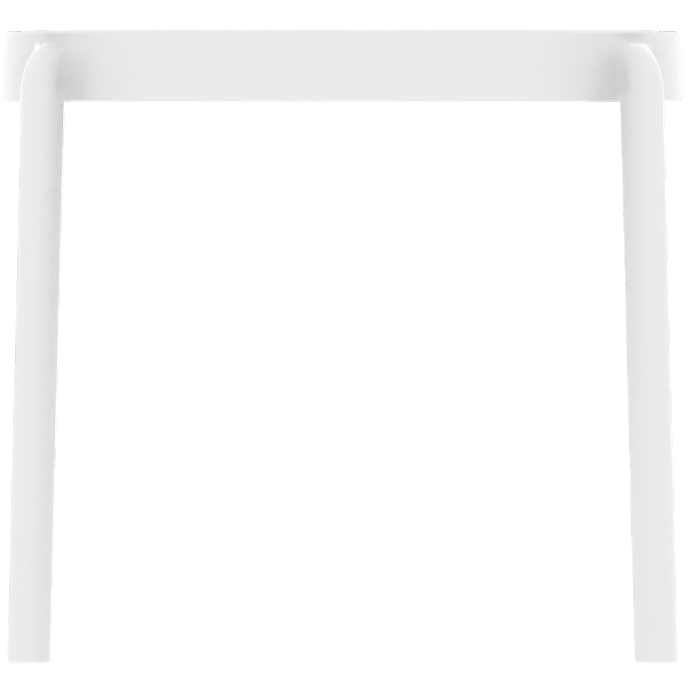 Stolik outdoorowy Aria 46x45 biały - bok