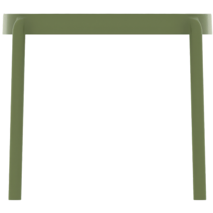 Stolik outdoorowy Aria 46x45 zielony - bok