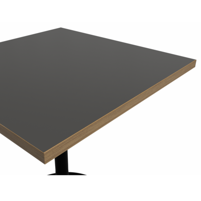 Stolik kawiarniany Arioso 68x68 antracyt Multiplex - blat