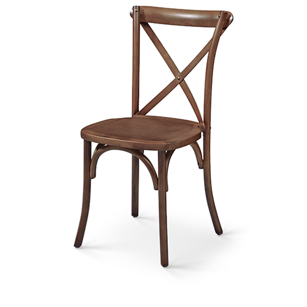 Cross Back Wood orzech izo