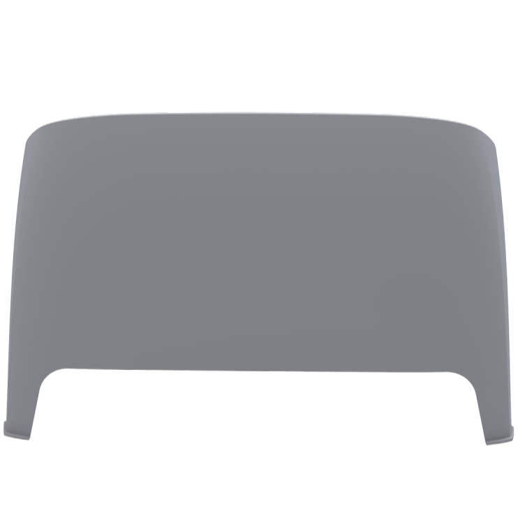 Ławka Duna Bench outdoorowa jasnoszara - tył