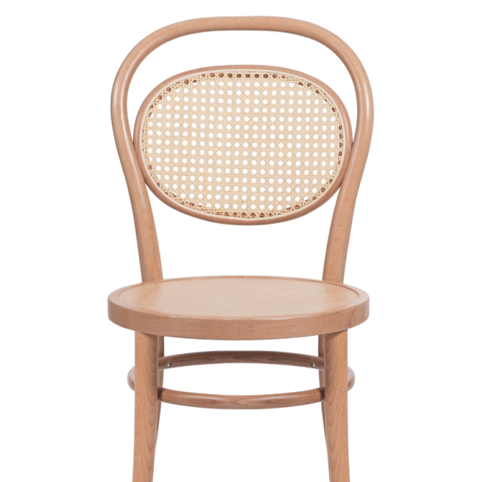 Krzesło drewniane gięte Ellipse naturalny - prz&oacute;d