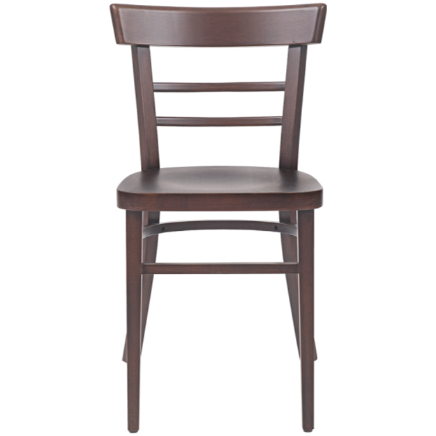 Krzesło gięte drewniane Epic orzech - prz&oacute;d