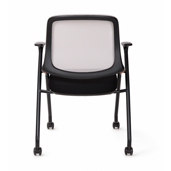 Krzesło Ergon czarno szare ujęcie z tyłu