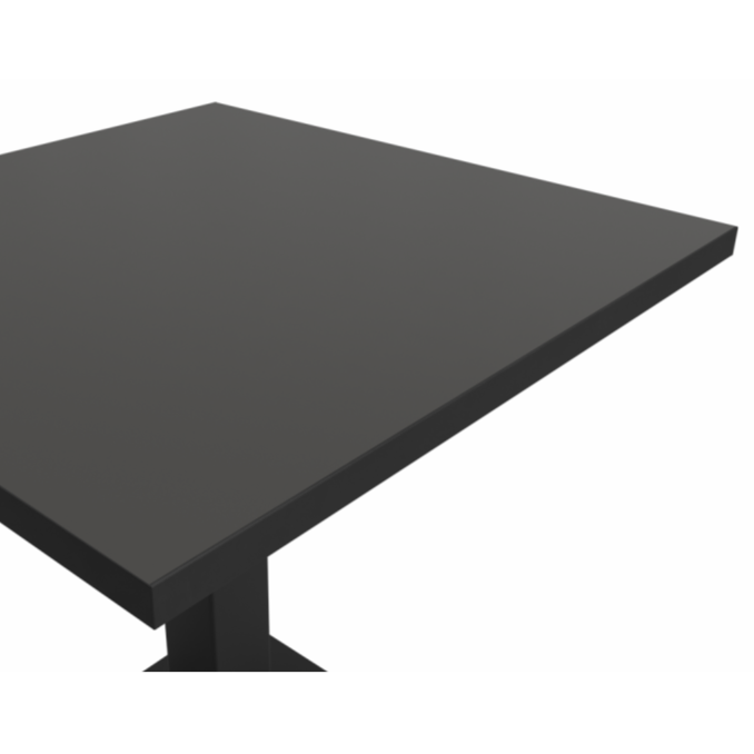 Stolik kawiarniany Imperio 68x68 antracytowy Matt Black - blat