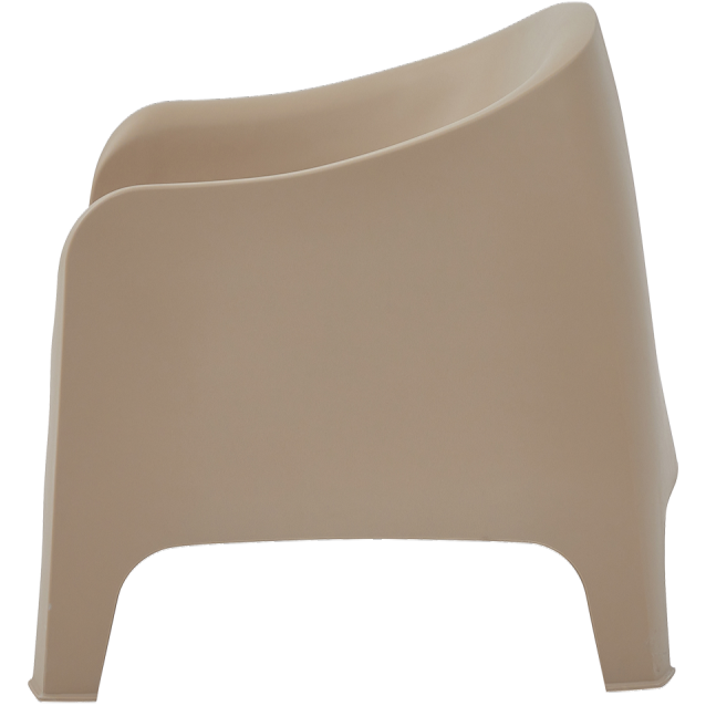Krzesło outdoorowe Duna beżowe - bok