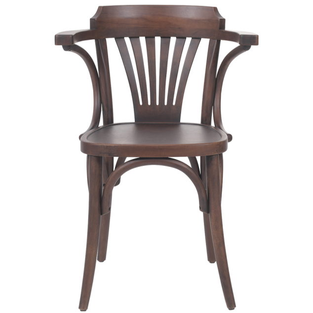 Krzesło gięte Legend Arm orzechowe - prż&oacute;d