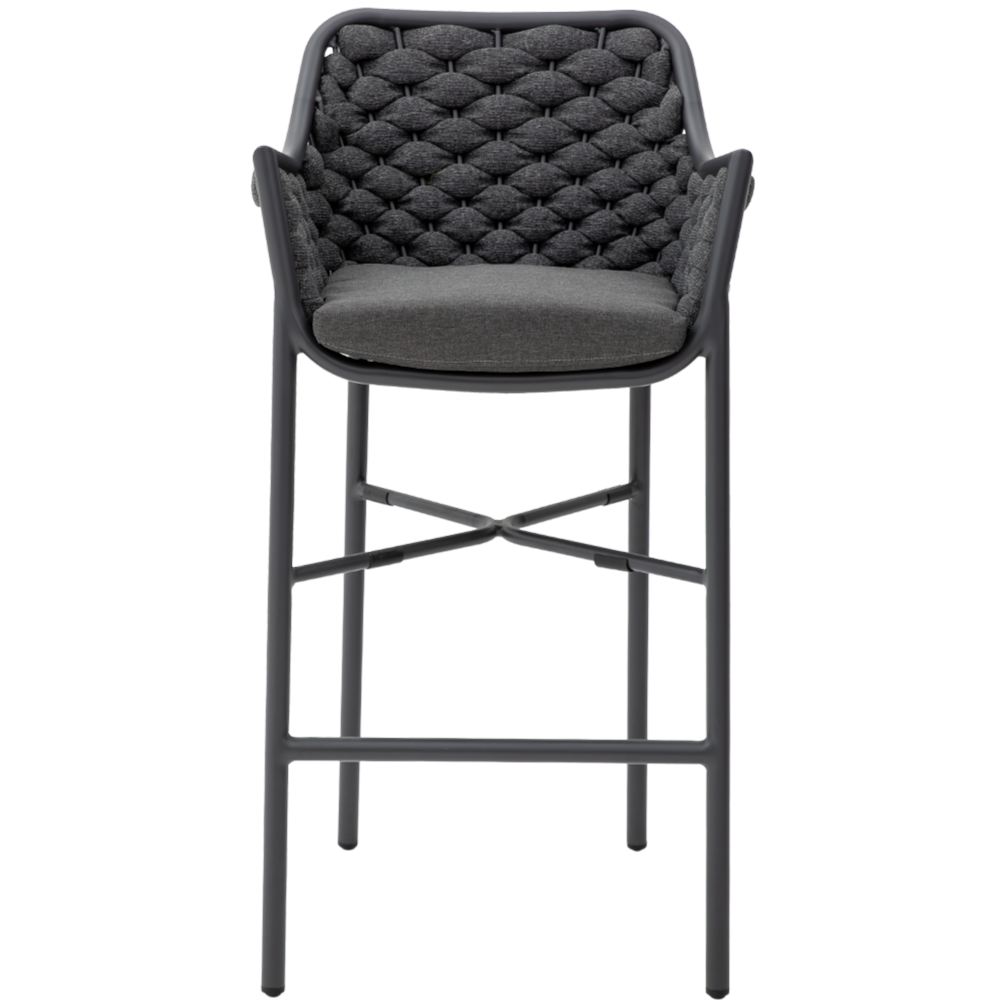 Krzesło outdoorowe Massimo Bar antracytowe - prz&oacute;d