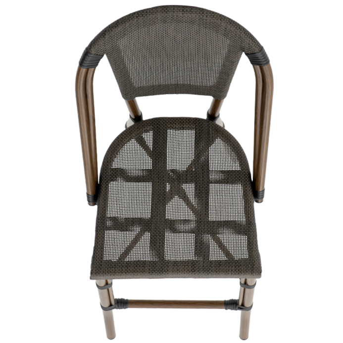 Krzesło Matteo Bar ciemny antracyt - siedzisko