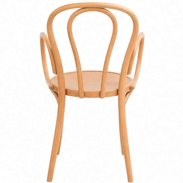 Krzesło gięte drewniane Monet 18 Arm naturalne - tył