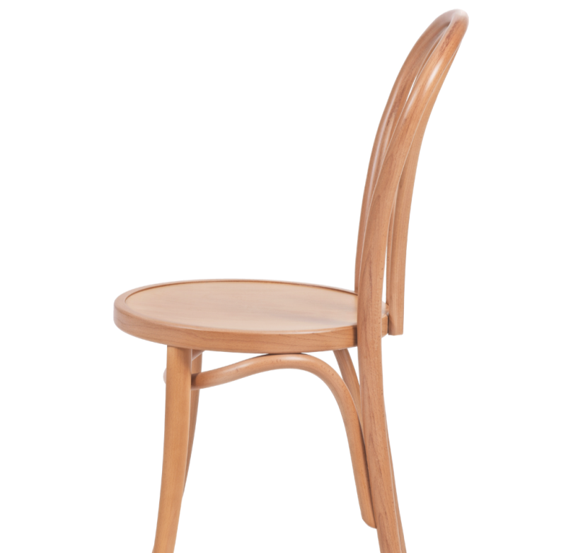 Krzesło drewniane gięte Monet 18 naturalny - bok
