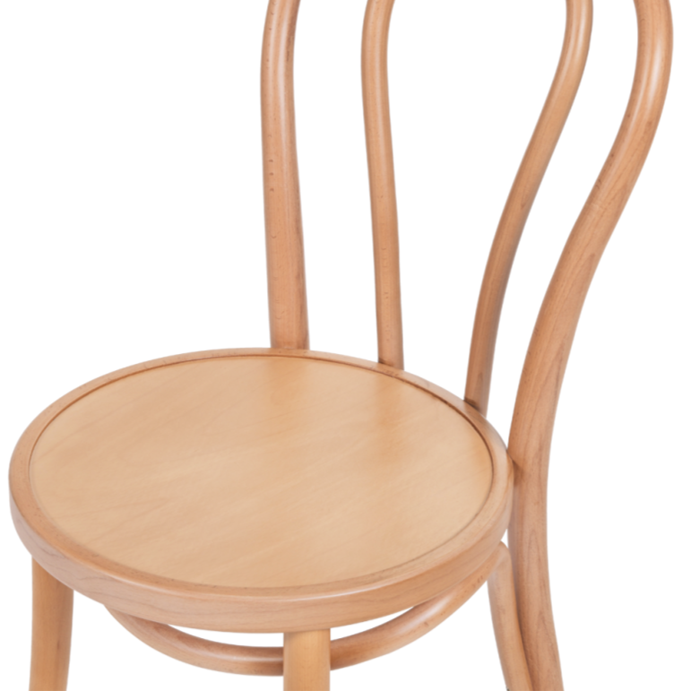 Krzesło drewniane gięte Monet 18 naturalny - siedzisko