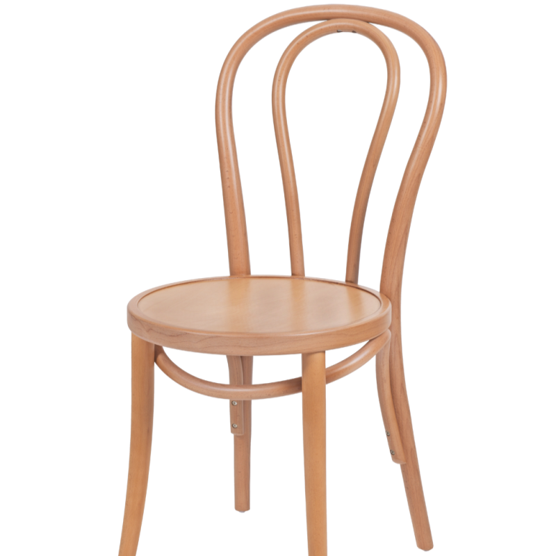 Krzesło drewniane gięte Monet 18 naturalny - widok og&oacute;lny