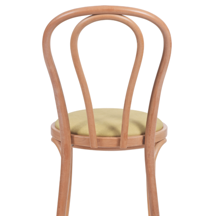 Krzesło gięte Monet 18 z siedziskiem miodowym - tył